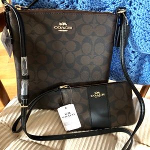 🔥HOT SALE🔥COACH Crossbody bag & wristlet